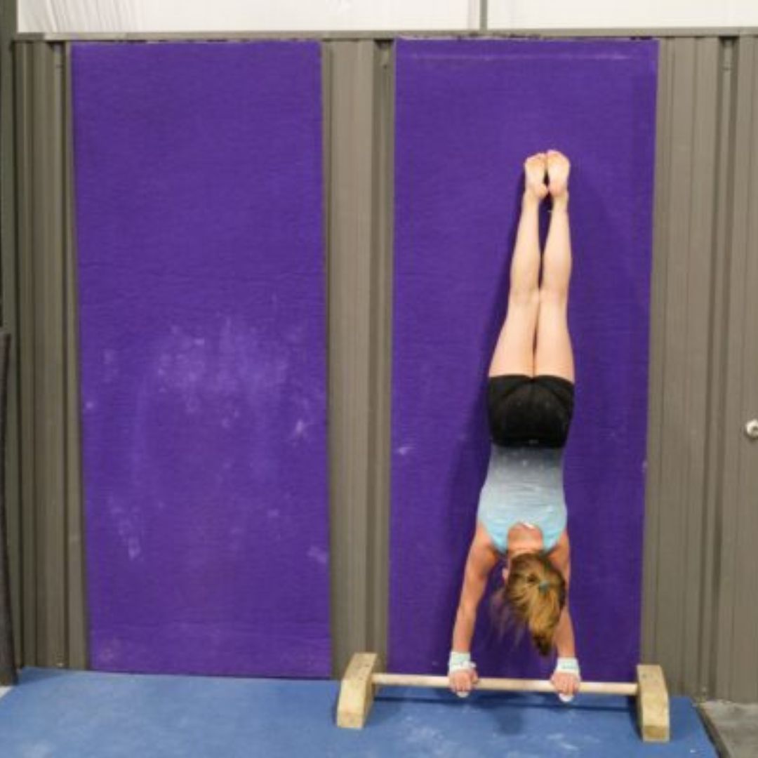 gymnast doing a handstand