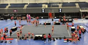 competitive gymnastics