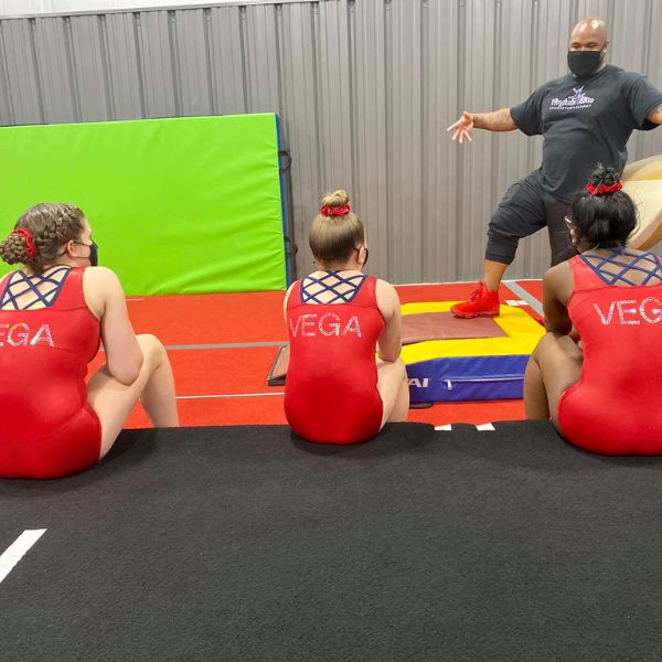 kids in gymnastics class