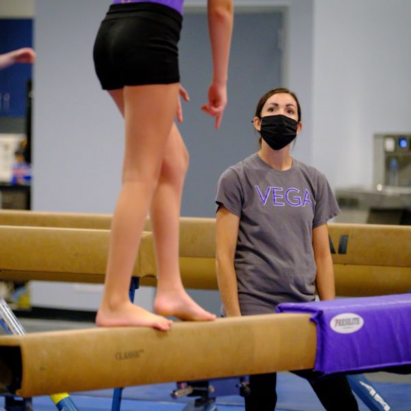 girl at gymnastics